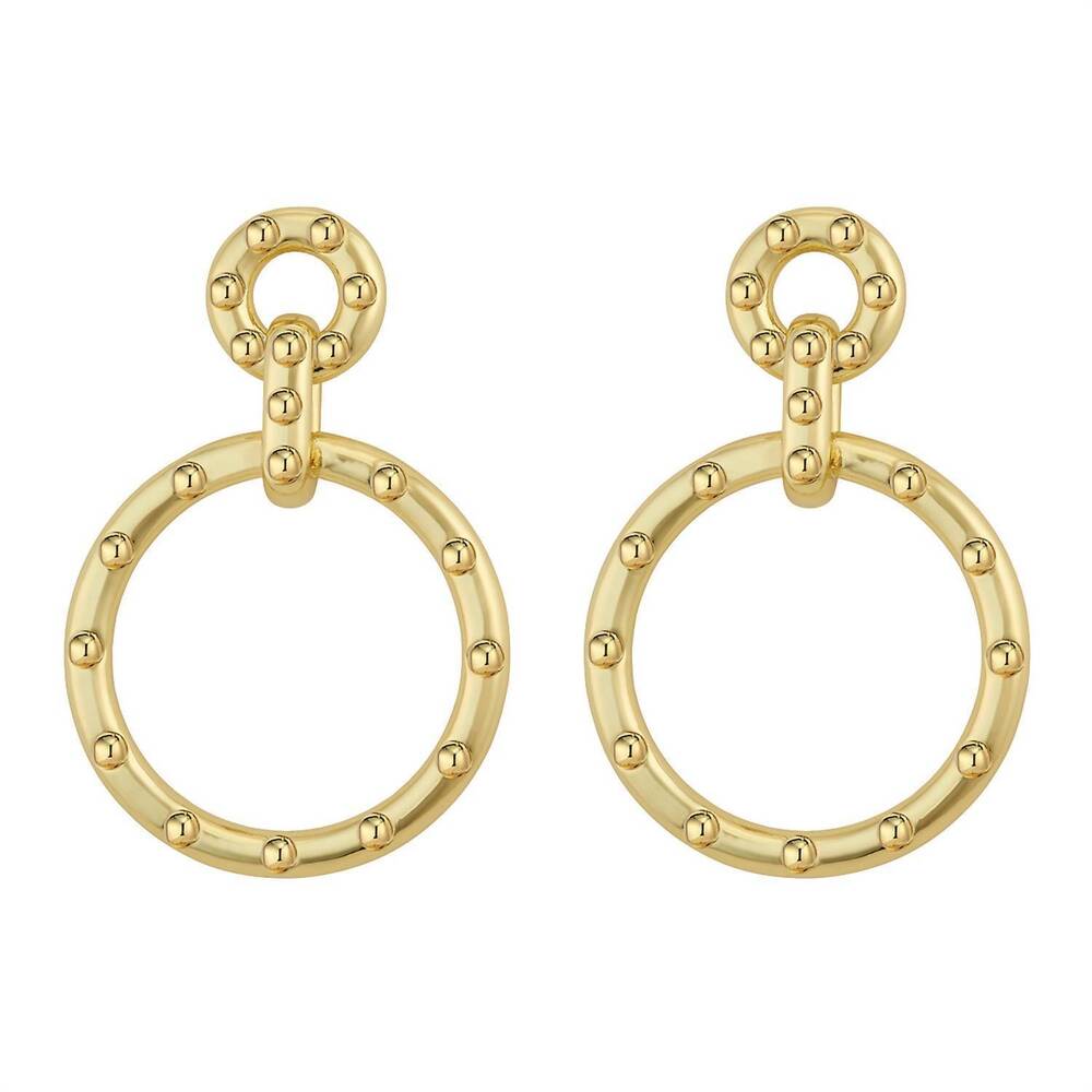 NEW ASHA livia hoop in gold
